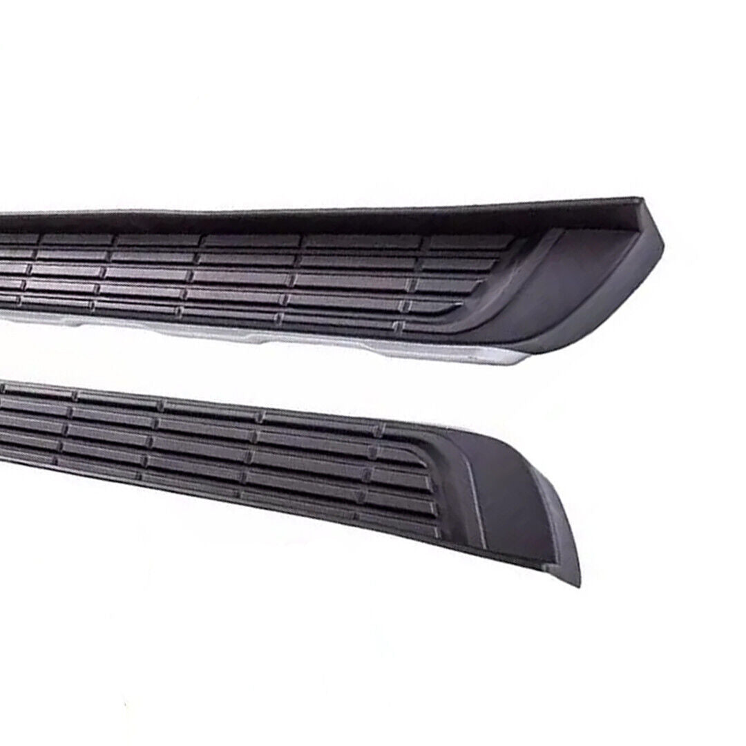 SIDE STEPS RUNNING BOARDS PAIR 100% OEM STYLE SILVER FOR VW AMAROK 2010 ONWARD